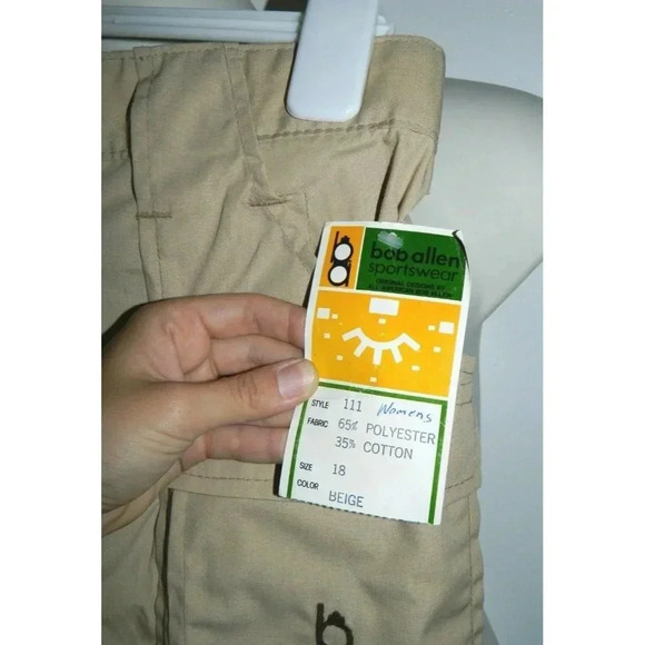 Bob Allen Sportswear Women's Fishing Hunting Cargo Khaki Outdoor Pants 32 X 32" - Picture 4 of 5